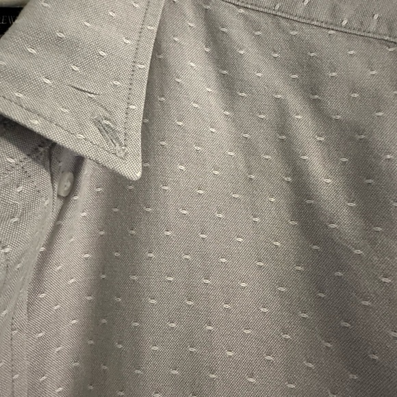 Men’s J Crew Grey and white slim fit button up shirt - Size M - Picture 3 of 4